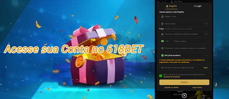 Acesse sua Conta no 618BET